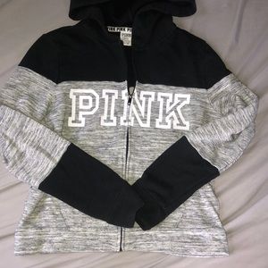 Pink zip up